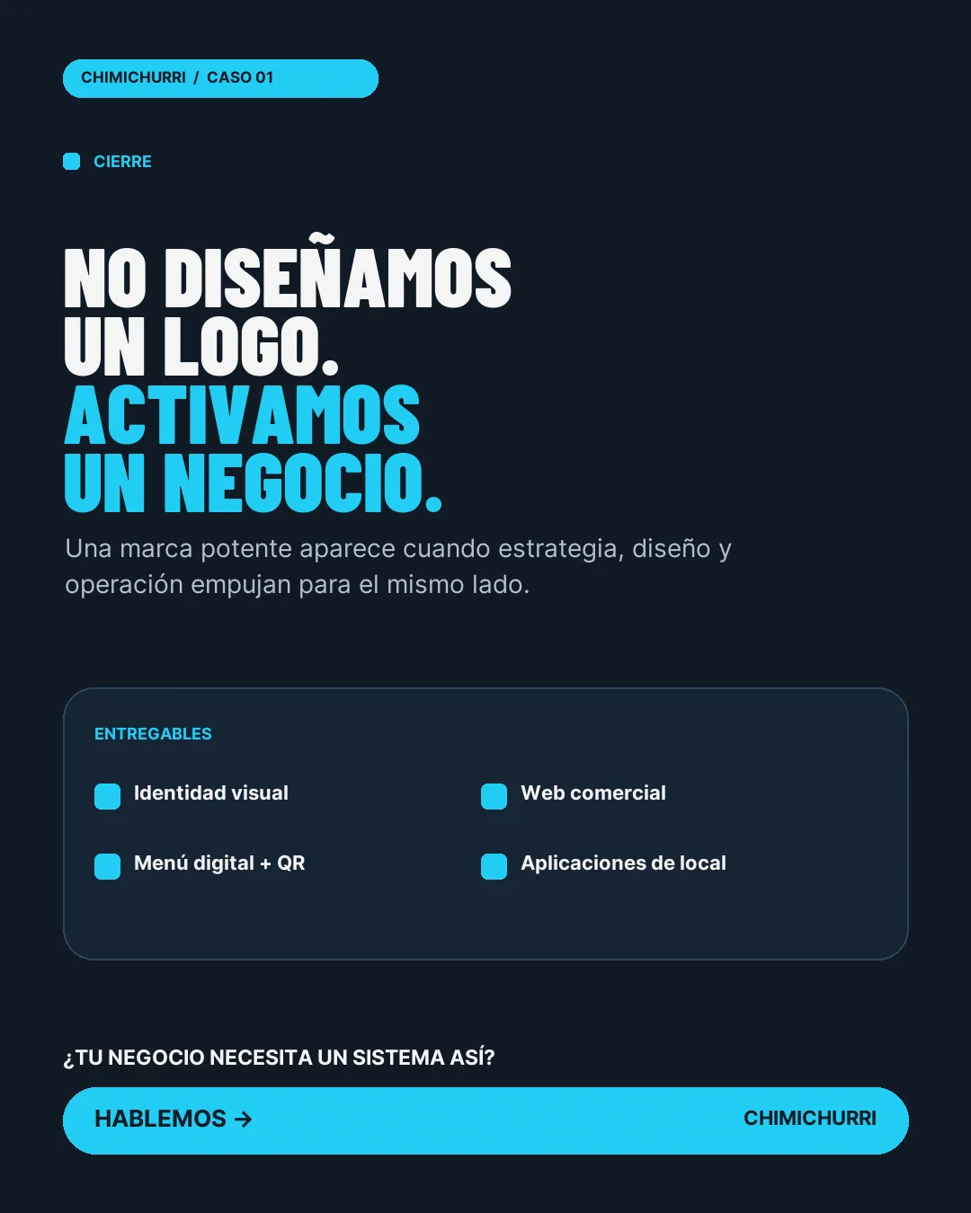 Caso Rifi Burger, entregables