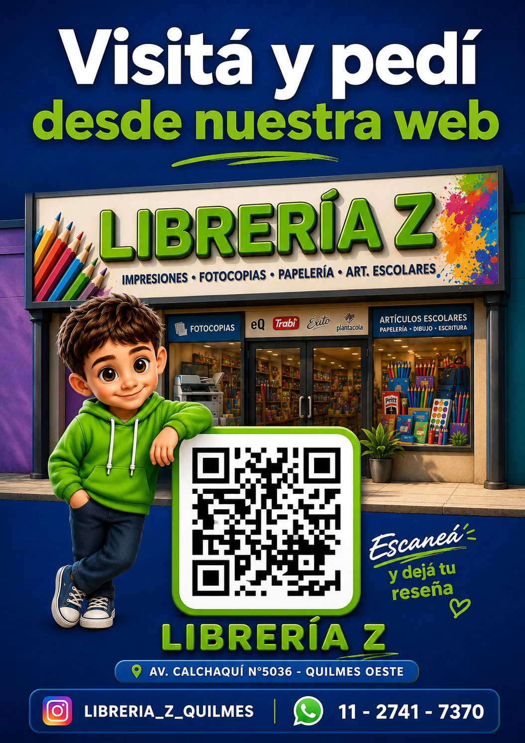 Aplicación de QR en un local