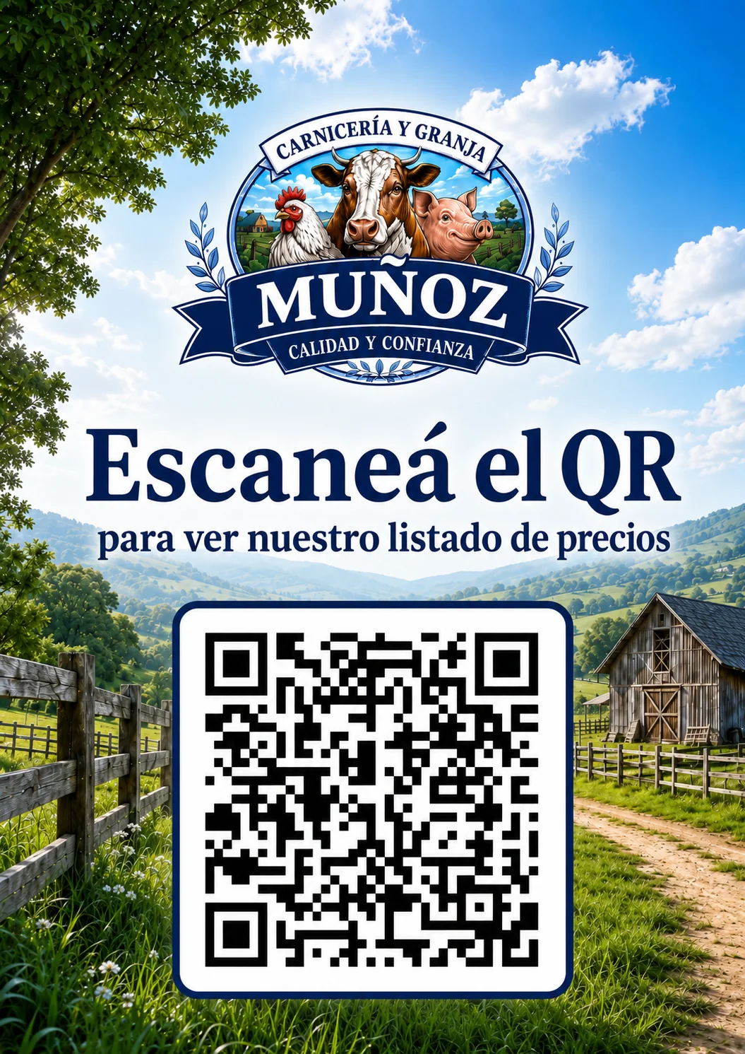 Sistema visual con diferentes usos de QR